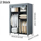 ⏳🔥LIMITED-TIME 50% OFF! ⏰Easy-to-assemble wardrobe made of non-woven fabric
