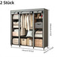 ⏳🔥LIMITED-TIME 50% OFF! ⏰Easy-to-assemble wardrobe made of non-woven fabric