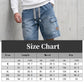 📢📢50% OFF !! ⏰Men‘s High Street Loose Denim Shorts