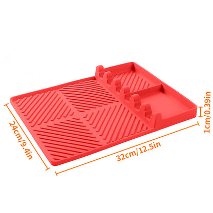 🏆LAST DAY SALE 50% OFF🔥Silicone Grill Mat for Side Shelf