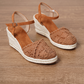 🏆LAST DAY SALE 50% OFF🔥Women's Wedge Sandals Breathable Straw Woven Shoes