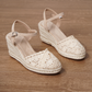 🏆LAST DAY SALE 50% OFF🔥Women's Wedge Sandals Breathable Straw Woven Shoes
