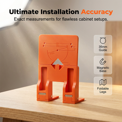 🔧 50% OFF NOW! 🪚 Cabinet Door Hinge Drilling Guide – Magnetic clamp, precise 35mm alignment & sturdy – Perfect for perfect hinge installation every time ✨