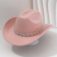 ✨ 50% OFF NOW! 🤠 Women's Rhinestone Heart Cowboy Hat – Sparkling French Jazz Fedora & Premium Structured Silhouette – Elegant, Glamorous & Festival Ready 🎪