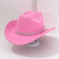 ✨ 50% OFF NOW! 🤠 Women's Rhinestone Heart Cowboy Hat – Sparkling French Jazz Fedora & Premium Structured Silhouette – Elegant, Glamorous & Festival Ready 🎪