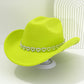 ✨ 50% OFF NOW! 🤠 Women's Rhinestone Heart Cowboy Hat – Sparkling French Jazz Fedora & Premium Structured Silhouette – Elegant, Glamorous & Festival Ready 🎪