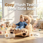 Cartoon Animal Plush Kids Sofa Cushion Seat Teddy Bear Chair
