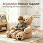 Cartoon Animal Plush Kids Sofa Cushion Seat Teddy Bear Chair