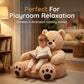 Cartoon Animal Plush Kids Sofa Cushion Seat Teddy Bear Chair