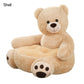 Cartoon Animal Plush Kids Sofa Cushion Seat Teddy Bear Chair