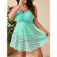 🏆LAST DAY SALE 50% OFF🔥Plus Size Slimming Mesh One Piece Swimsuit