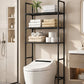 🎉 2026 Sale — Over 36100 Sold! 🔥Freestanding Over Toilet & Washing Machine Storage Shelf｜No Drill Bathroom Laundry Organizer ✨