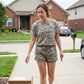 👚 50% OFF NOW! 🌿 Women's Plus Camo Top & Shorts Set – Soft, breathable & relaxed fit – Perfect for summer lounging or casual days – stylish and comfortable 🩳