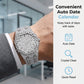 High-Luxury Diamond Quartz Watch