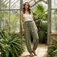 👖 50% OFF NOW! 🌸 Women's Smocked High Waist Printed Lantern Pants – Flowy, breathable & elastic waist – Perfect for summer, beach or resort – trendy and comfortable 🌿