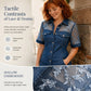 📢📢50% OFF !! & Free Shipping⏰Women's Fashion Sheer Lace Denim Mini Dress