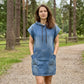 🏆LAST DAY SALE 50% OFF🔥Women's Casual Sleeveless Denim Hoodie Dress