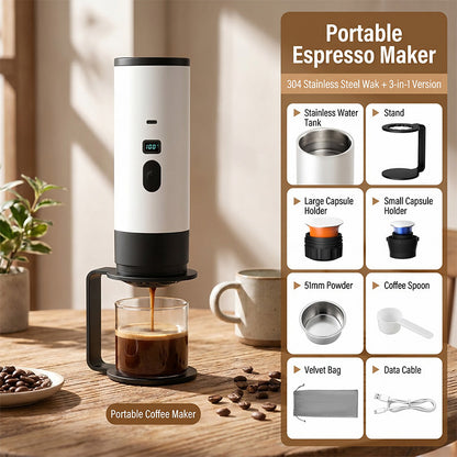 🏆LAST DAY SALE 50% OFF🔥Portable Espresso Machine for Travel