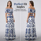 🏆LAST DAY SALE 50% OFF🔥Women’s Off-the-Shoulder Waist Cutout Daisy Printed Resort Dress