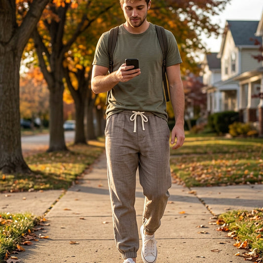 🏆LAST DAY SALE 50% OFF🔥Men's Comfort Drawstring Casual Pants