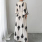 👗Women's Elegant V-Neck Print Maxi Dress
