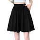 🌿 Women's Elastic High Waist Culottes with Ruffle Hem — Flowy, Breathable & Effortlessly Chic