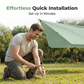 📢📢50% OFF !! ⏰Portable Diamond-Shaped Camping Tarp Sun Shelter