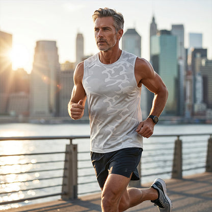 Men's Breathable Camo Athletic Tank Top