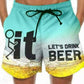 Men's 3D Graphic Printed Casual Shorts
