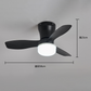 🏆LAST DAY SALE 50% OFF🔥Remote-Controlled LED Ceiling Fan Light
