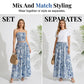 🏆LAST DAY SALE 50% OFF🔥Women's Printed Top and Skirt Set