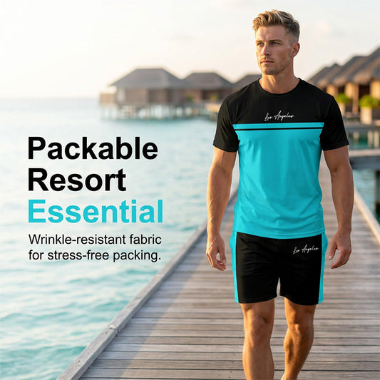 🏆LAST DAY SALE 50% OFF🔥Stylish Activewear Men's Two-Piece Set