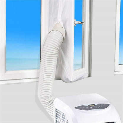 🏆LAST DAY SALE 50% OFF🔥Portable AC Window Seal Kit with 2 Zipper Doors