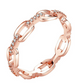 Interlocking Chain Link Eternity Ring
