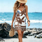 🏆LAST DAY SALE 50% OFF🔥Women's Summer Boho Tropical Print Mini Dress