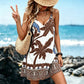 🏆LAST DAY SALE 50% OFF🔥Women's Summer Boho Tropical Print Mini Dress