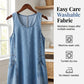 🏆LAST DAY SALE 50% OFF🔥Women's Sleeveless Maxi Denim Dress with Pockets