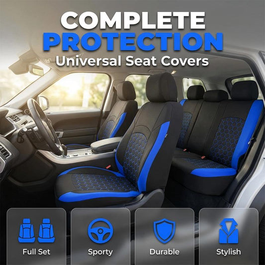 🏆LAST DAY SALE 50% OFF🔥Universal 9-Piece Car Seat Cover Set for 5-Seat Vehicles