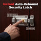 Auto-Rebound Security Door Latch