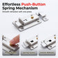 Auto-Rebound Security Door Latch