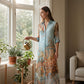 🏆LAST DAY SALE 50% OFF🔥Women's Elegant Retro Print Maxi Dress