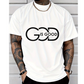 🏆LAST DAY SALE 50% OFF🔥Men's Graphic Print Crew Neck T-Shirt