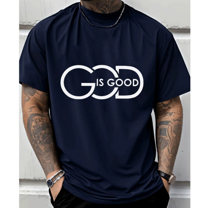🏆LAST DAY SALE 50% OFF🔥Men's Graphic Print Crew Neck T-Shirt