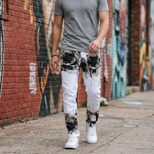📢📢50% OFF !! ⏰Men's Trendy Camo Slim Jeans