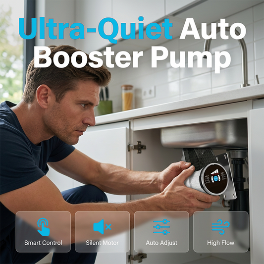 🏆LAST DAY SALE 50% OFF🔥Safe 24V Smart Water Booster Pump