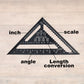 🔥Woodworking Triangle Ruler 7-inch