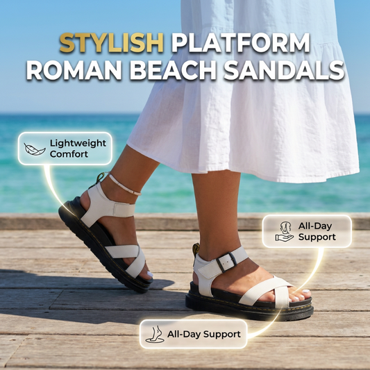 🏆LAST DAY SALE 50% OFF🔥Women's Adjustable Buckle Platform Sandals