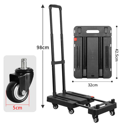 🏆LAST DAY SALE 50% OFF🔥Foldable Silent Hand Truck