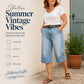 Women's Relaxed-Fit Denim Bermuda Shorts
