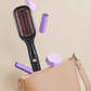 Negative Ion Hair Straightener Brush with LCD Display